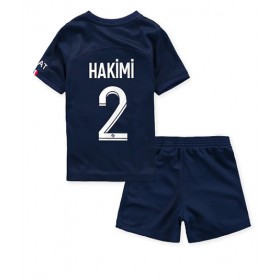 Baby Fußballbekleidung Paris Saint-Germain Achraf Hakimi #2 Heimtrikot 2022-23 Kurzarm (+ kurze hosen)